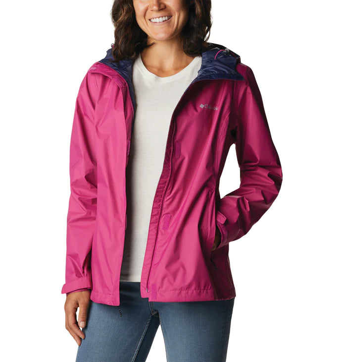 Columbia Women's Arcadia II Waterproof Rain Jacket - Lightweight, Breathable Windbreaker for Hiking, Camping & Outdoor Activities