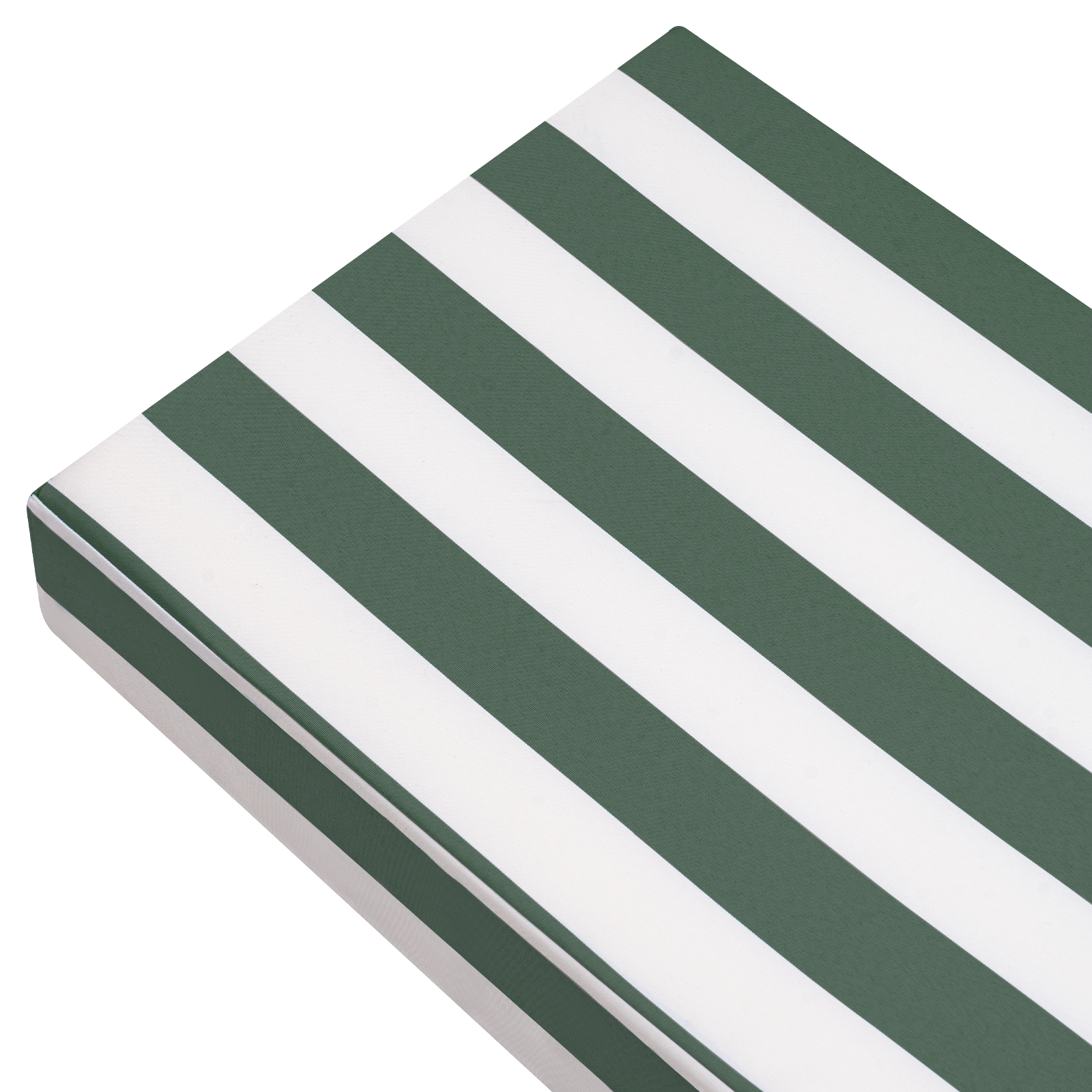 Lena Waterproof Black & White Stripe Custom Bench Cushion - Outdoor Sofa Cushion & Chair Pads for Patio Furniture - Perfect for Garden, Deck, Poolside & Porch Seating