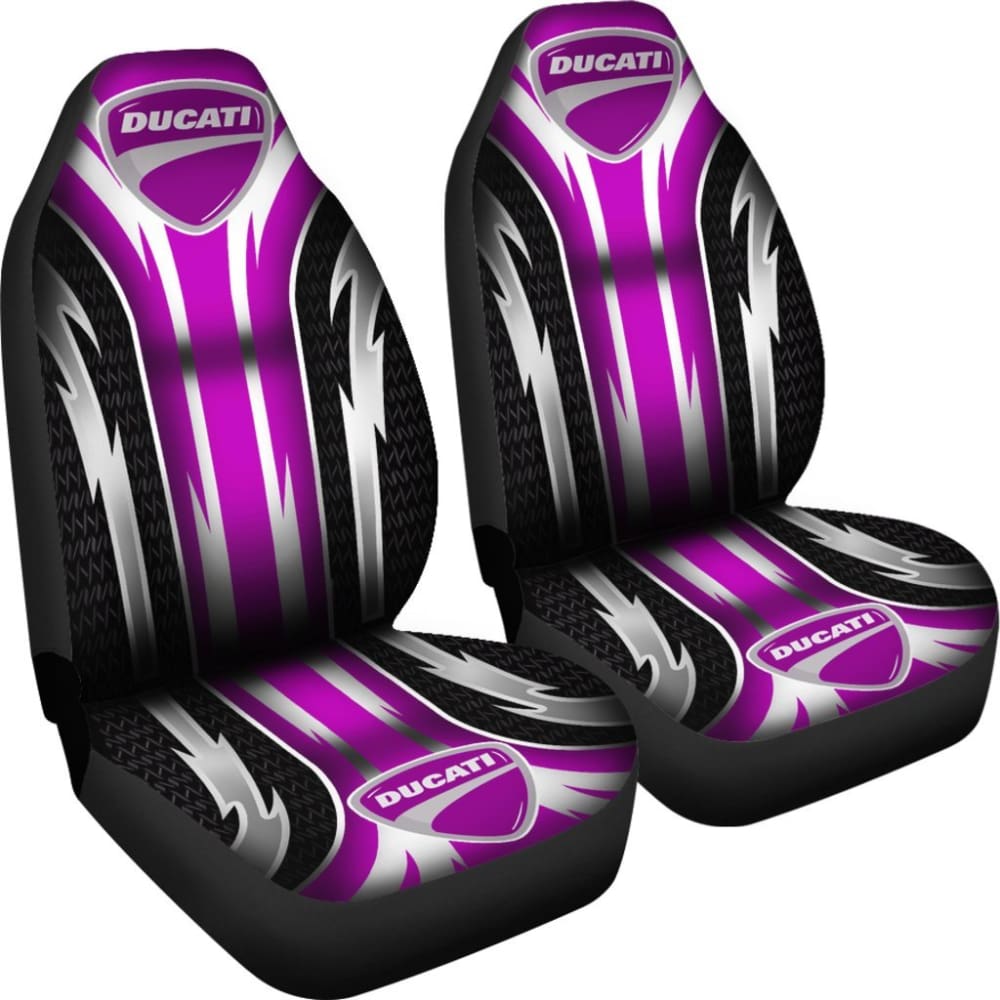 **Ducati Motorcycle Seat Covers - 2 Front Pink PU Leather Covers (Part #144627) for Comfort & Style - Perfect for Cruising, Racing & Custom Bike Upgrades**