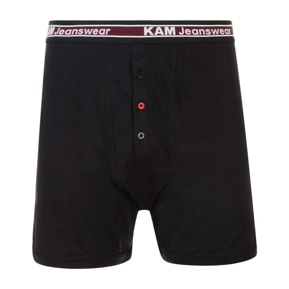 KAM Men's Big Size Jersey 3 Pack Boxer Shorts - Soft Cotton Underwear for Plus Size Men | Comfortable Everyday Wear for Work, Gym & Lounge
