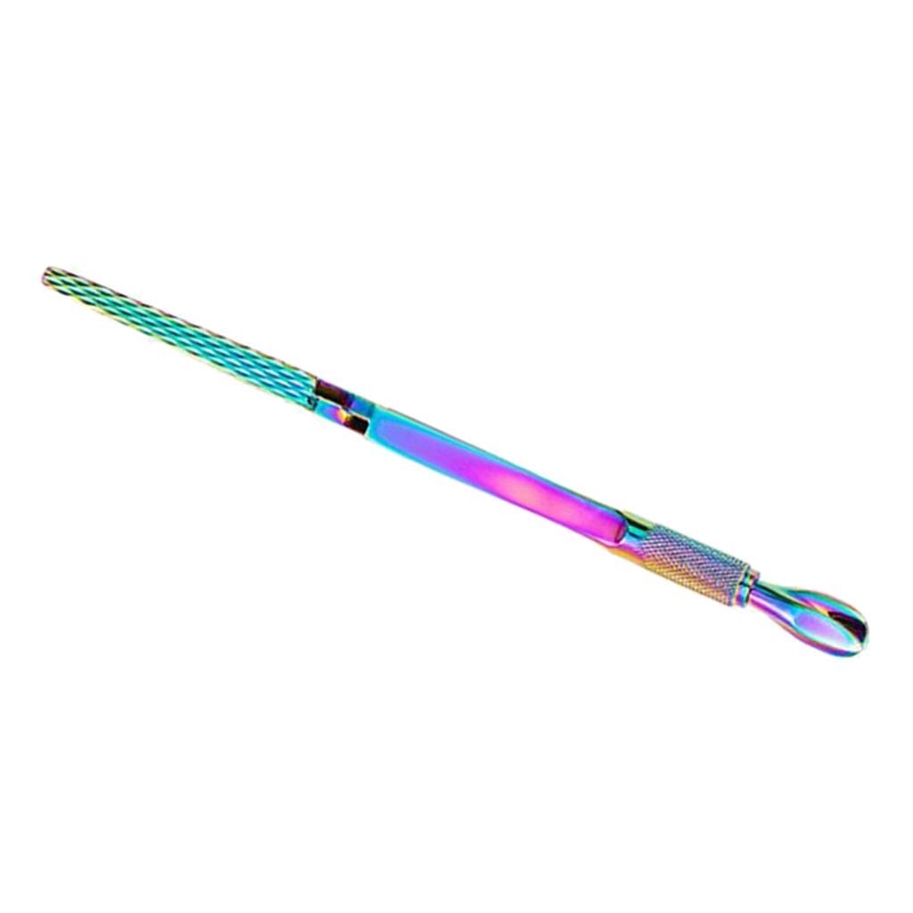 LOSA C-Curve Nail Art Pincher - Professional Cuticle Pusher & Pinching Tool for Manicures - Multicolor Beauty Accessories for Salon, Home Nail Care & DIY Nail Art