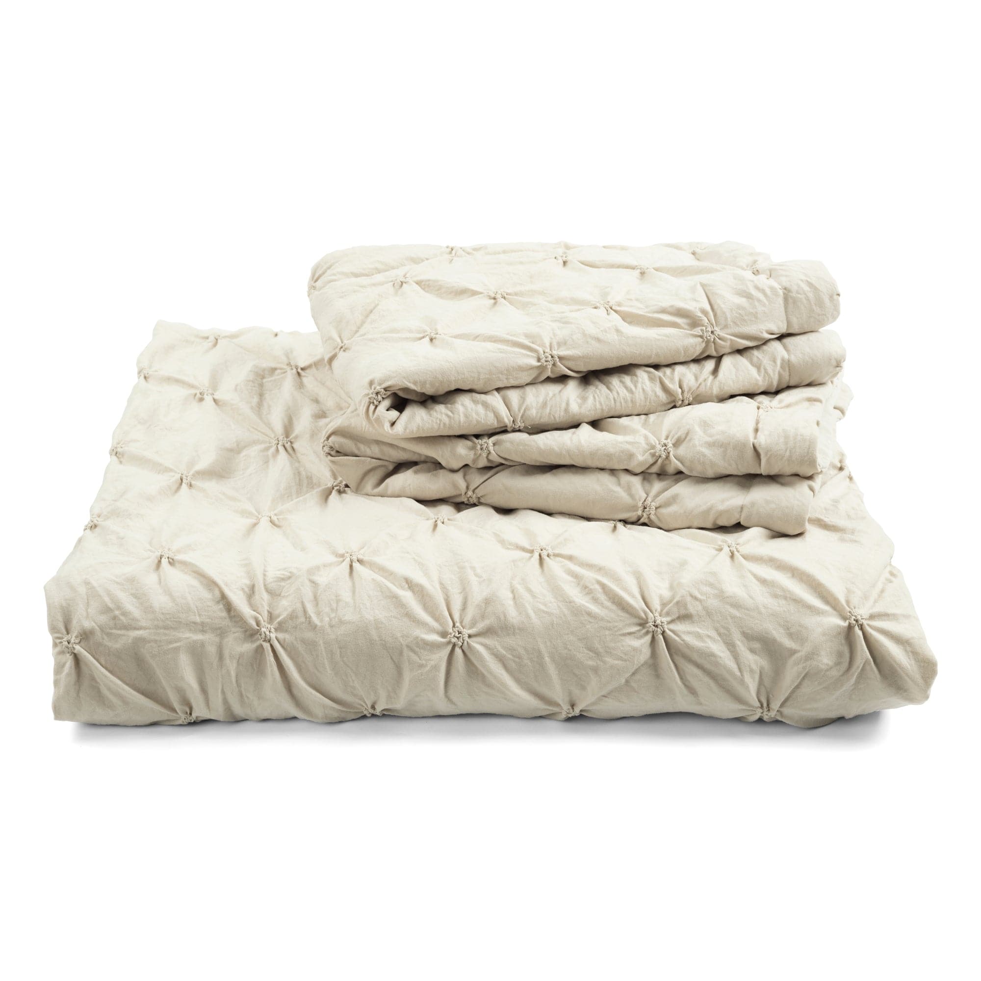 Ravello Pintuck 3-Piece Duvet Cover Set - Soft Luxury Bedding for Master & Guest Bedrooms - Perfect for Modern & Traditional Home Decor