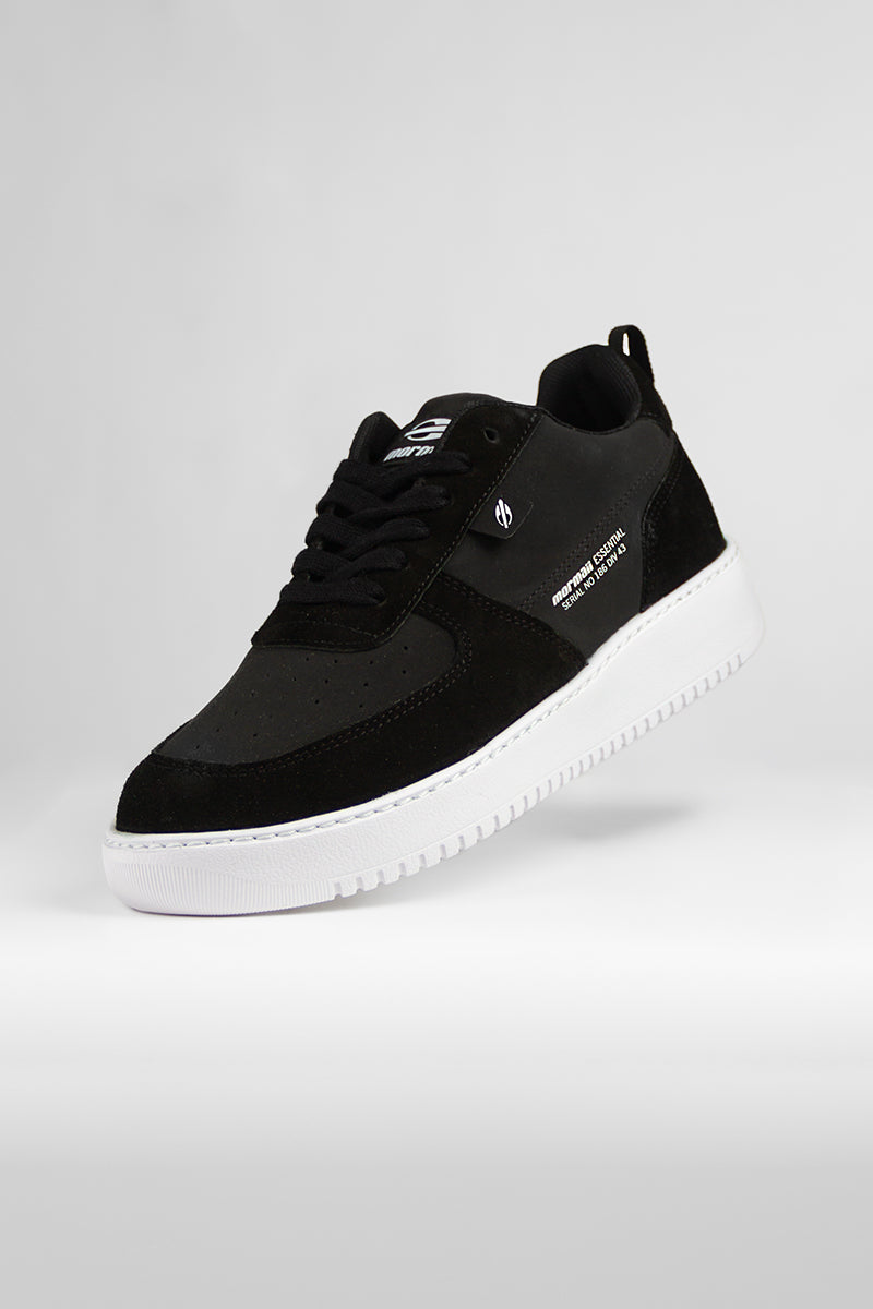 Mormaii Carve Black Men's Running Shoes - Lightweight & Breathable for Jogging, Gym Workouts & Outdoor Activities