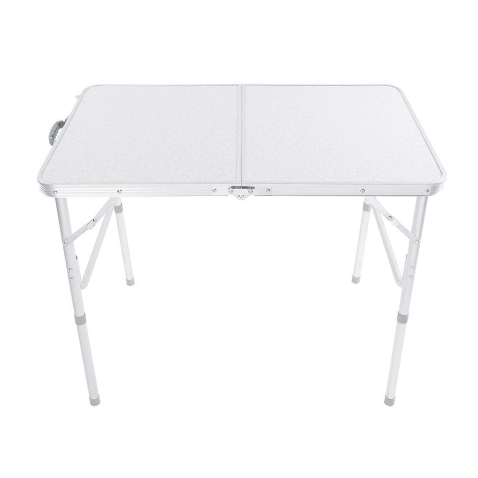 Portable Folding Table - Lightweight Aluminum Alloy Camping Picnic Desk for Outdoor, Beach, BBQ & Tailgating | Compact Foldable Furniture for Home, Office & Travel