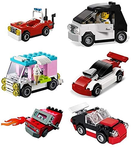 LEGO® Wheels Bulk Pack of 100 – 20 Plates, 40 Axles, 40 Tires & 40 Wheels by Bricks and Baseplates® – Perfect for LEGO Car, Truck & Vehicle Building Projects