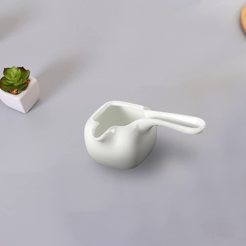 Cabilock Ceramic Chocolate Melting Pot - Cheese Fondue Maker, Butter Warmer & Hot Pot Bowl for Chocolate, Cheese & Desserts - Perfect for Parties, Romantic Dinners & Family Gatherings