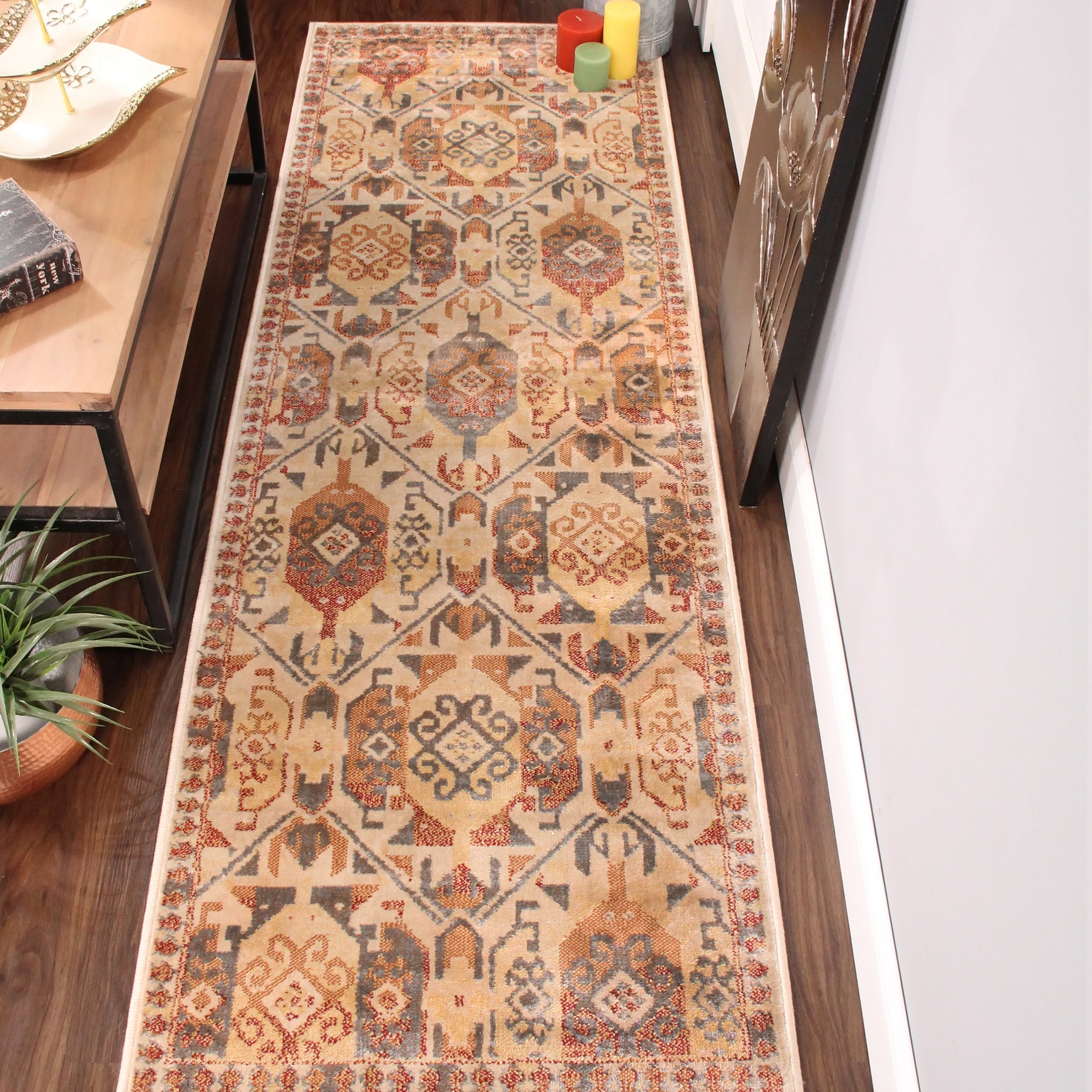 Zuleyka Aztec Southwestern Area Rug - Handwoven Indoor Bohemian Floor Mat for Living Room, Bedroom & Dorm Decor | Non-Slip Tribal Design