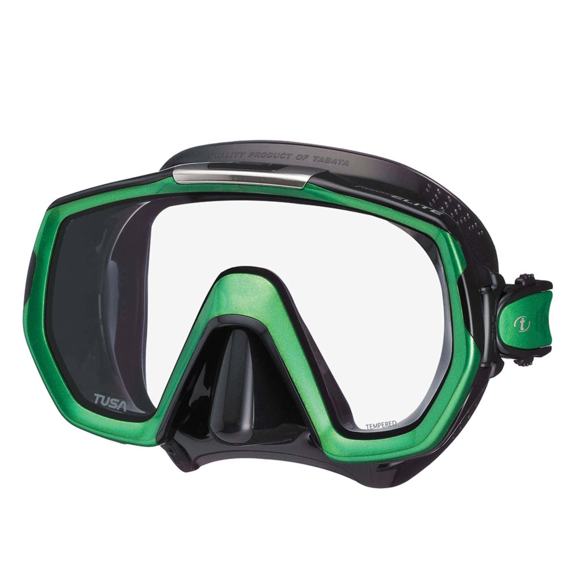 TUSA M-1003 Freedom Elite Scuba Diving Mask - Premium Snorkeling & Scuba Gear for Clear Underwater Vision - Perfect for Ocean Adventures, Snorkeling Trips & Professional Diving