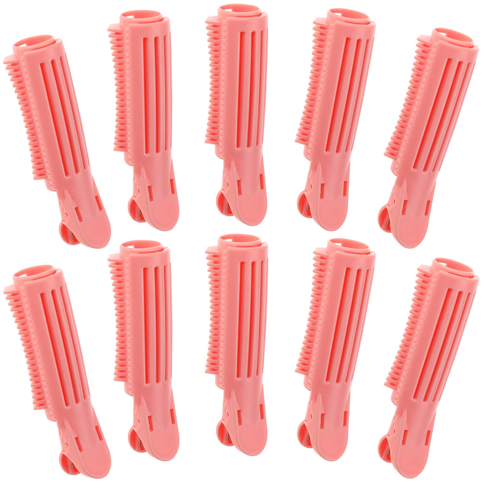 10 Pcs Hair Root Curlers & Volumizing Clips - Fluffy Hair Rollers for Short Hair, Bangs & Lazy Styling | Perfect for Home, Salon & Travel Use
