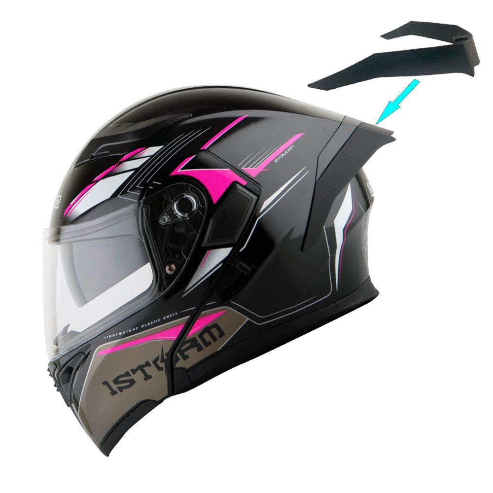1Storm Motorcycle Modular Full Face Helmet - HB89 Flip Up Dual Visor with Sun Shield for Men & Women - Ideal for Street Biking, Commuting & Touring