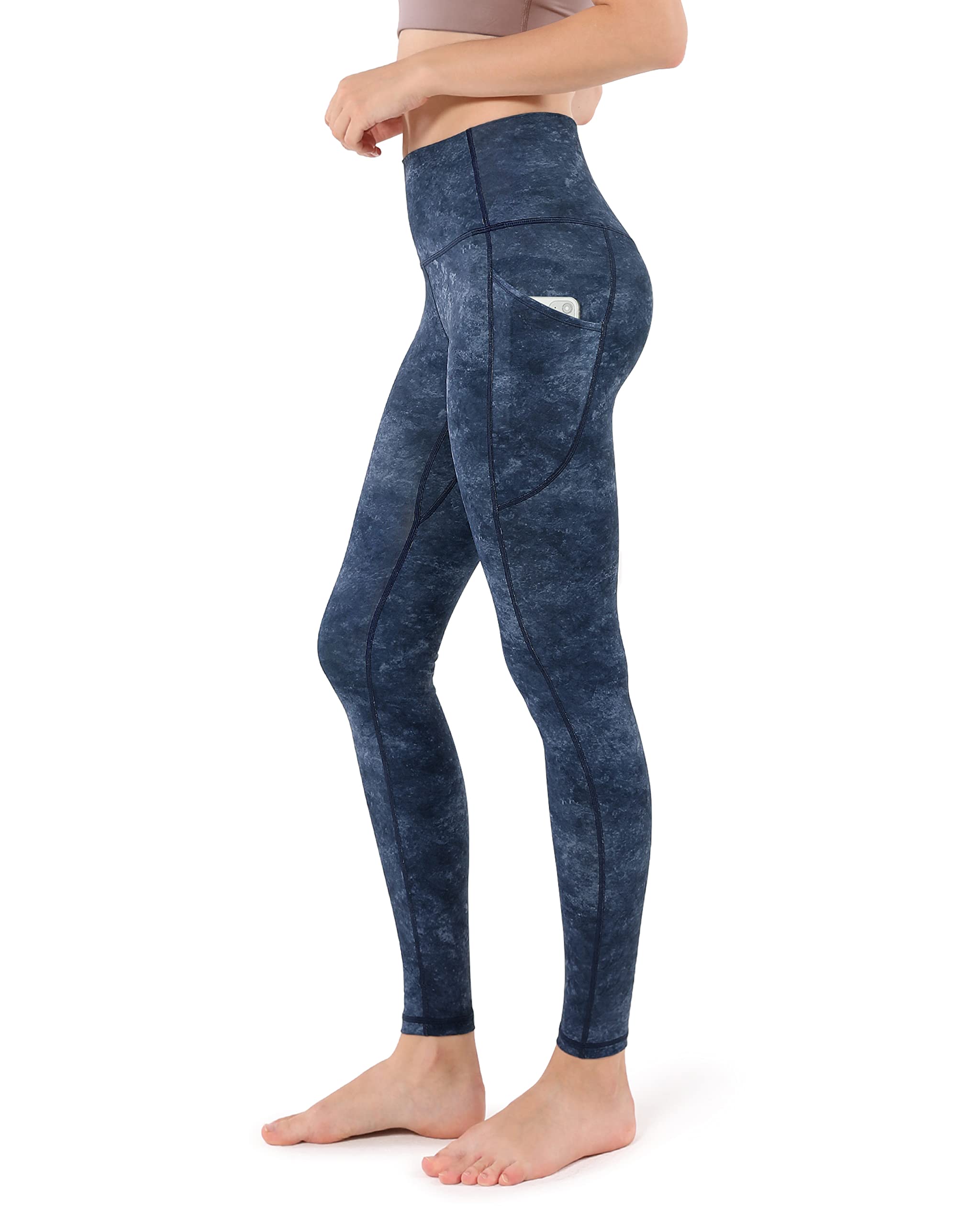 ODODOS High Waist Yoga Pants for Women with Pockets - Tummy Control Workout Leggings for Running, Sports & Gym | Comfortable Stretchy Activewear for Yoga, Pilates & Lounge