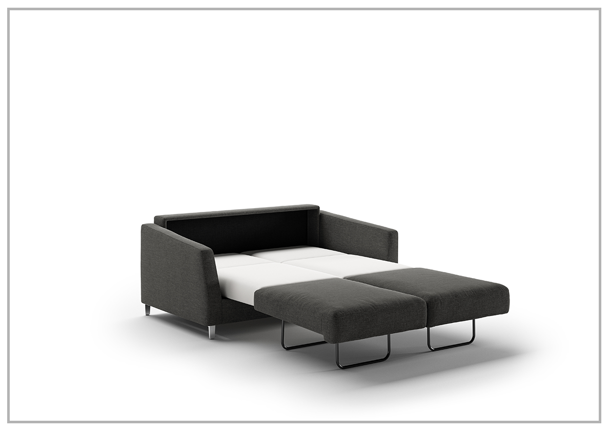 Custom Luonto Monika Fabric Sleeper Sofa - Handmade to Order | Convertible Couch Bed for Small Spaces & Guest Rooms | Perfect for Apartments, Dorms & Home Offices