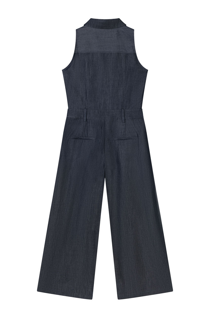 Mitzi Denim Blue Jumpsuit for Women - Stylish & Comfortable One-Piece Outfit for Casual Wear, Work, or Date Night