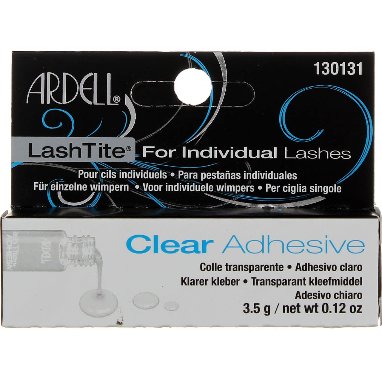 Ardell LashTite Individual Lash Adhesive - 0.8 oz (4 Pack Bundle) - Professional False Eyelash Glue for Flawless Lash Extensions - Perfect for Daily Use, Special Occasions & Makeup Artists