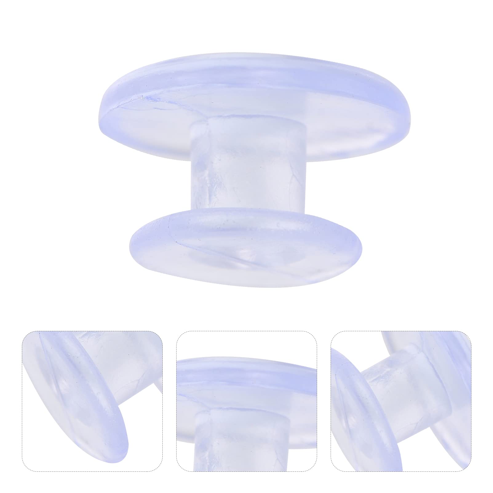 300Pcs Clear Plastic Shoe Buckle Buttons - DIY Shoe Charms, Wristband Jewelry & Craft Accessories for Kids - Perfect for DIY Projects, Shoe Decorations & Fashion Accessories