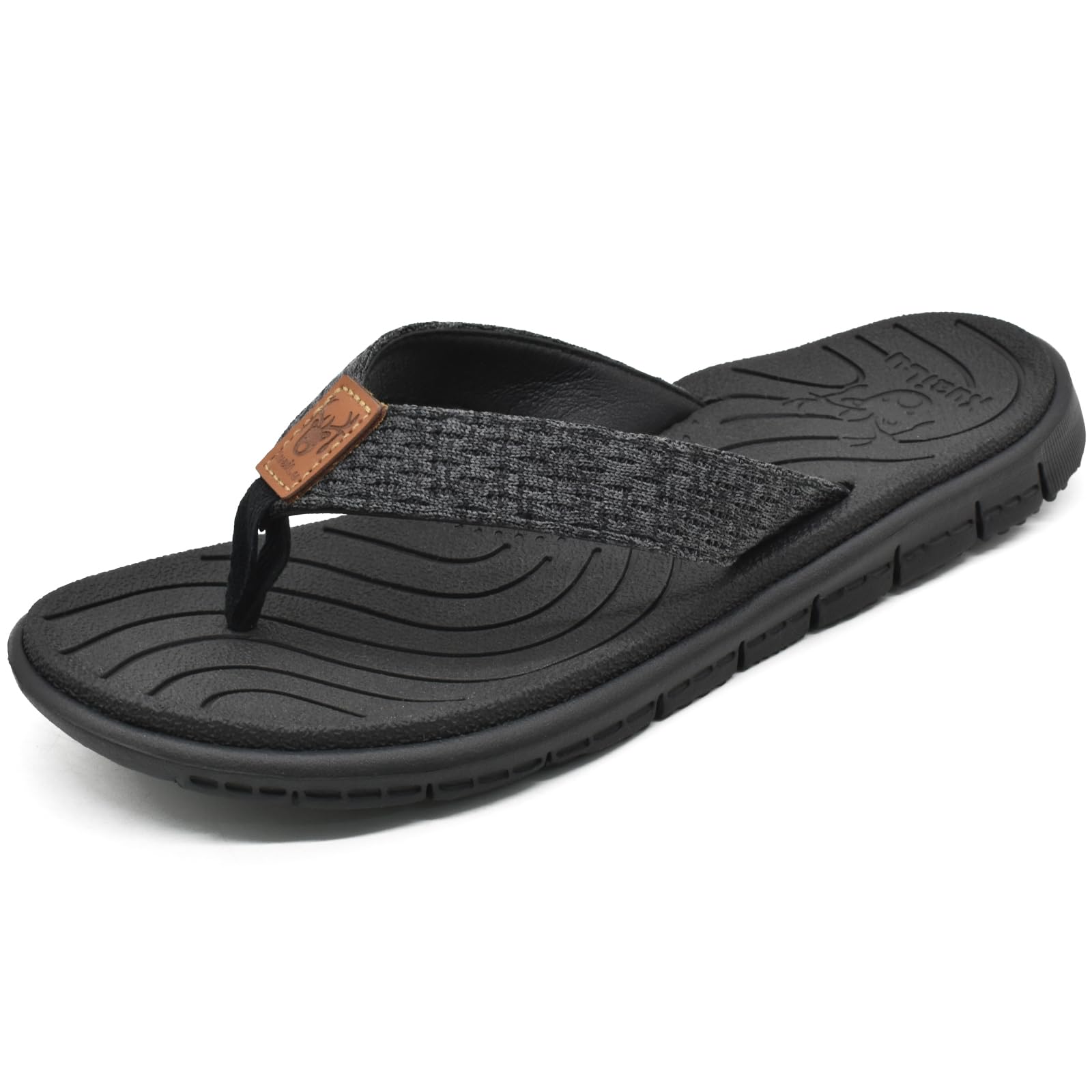 KuaiLu Women's Comfortable Flip Flops with Arch Support - Lightweight Non-Slip Yoga Sandals for Walking, Beach, Pool & Summer Outdoor Activities
