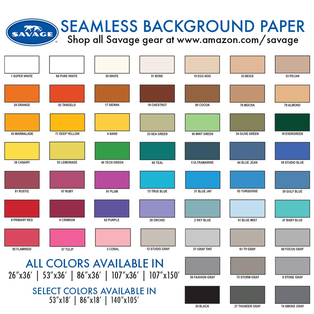 Savage Seamless Background Paper - #75 True Blue (107
