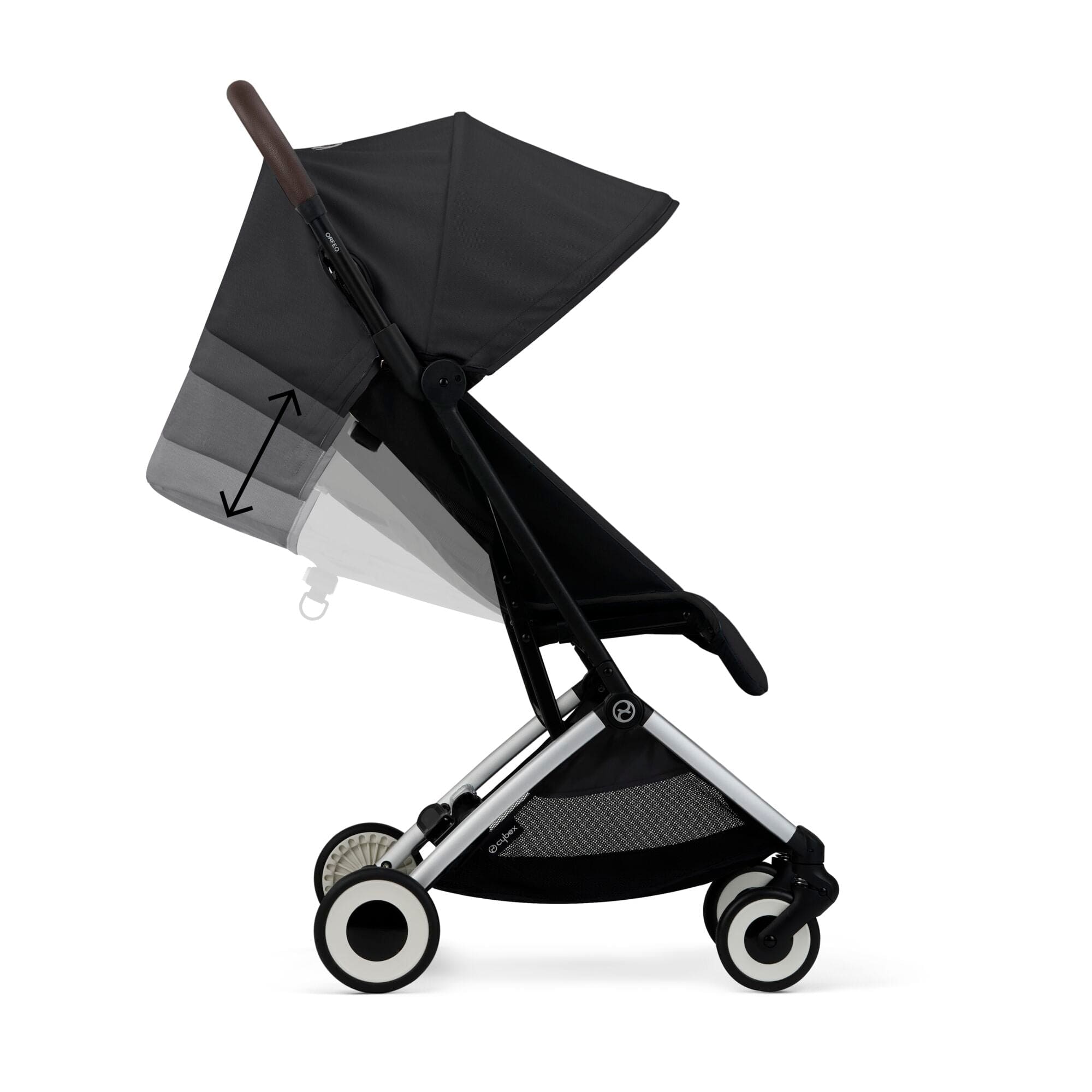 Cybex Orfeo Lightweight Compact Stroller for Travel - Easy Fold Baby Stroller with Reclining Seat & Sun Canopy - Perfect for City Walks, Shopping & Airports