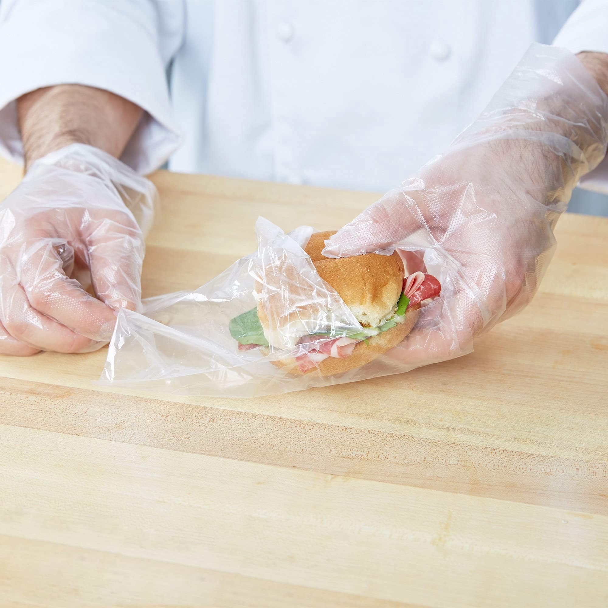 APQ Fold Top Sandwich Bags - 6.75 x 6.75 Inch Clear Snack Baggies (Pack of 2000) | 0.6 Mil Polyethylene Bulk Sandwich Bags | Perfect for School Lunches, Picnics & Food Storage