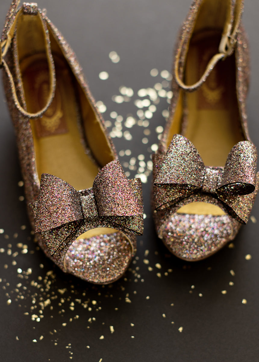 Valeria Women's Glitter High Heel Shoes - Elegant Party & Evening Wear for Weddings, Prom, and Special Occasions