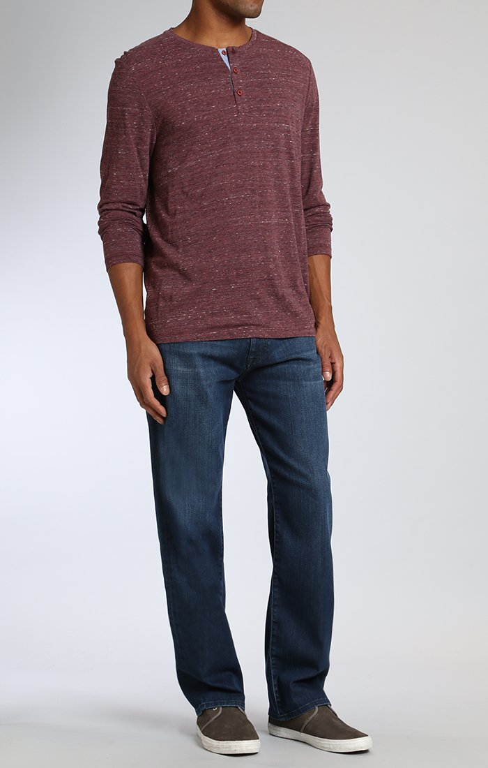 Mavi Men's Max Wide Leg Jeans - Relaxed Fit Stretch Denim Pants for Casual Wear & Everyday Comfort | Perfect for Street Style & Weekend Outfits