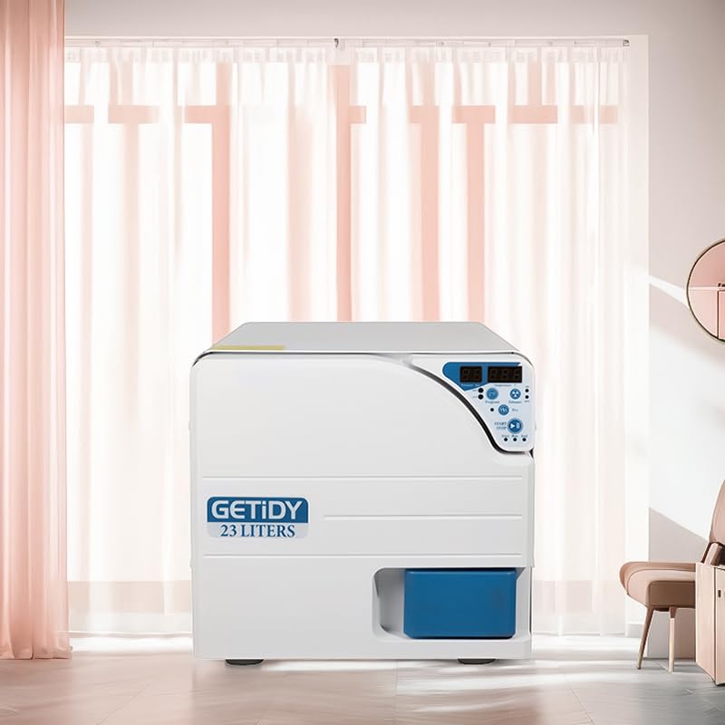 JCH Series 16L/18L/23L Autoclave Sterilizer with Steam Dry Function - Class N Pressure Over-Heat Protection (TK-23L) | Ideal for Dental Clinics, Tattoo Shops & Medical Laboratories