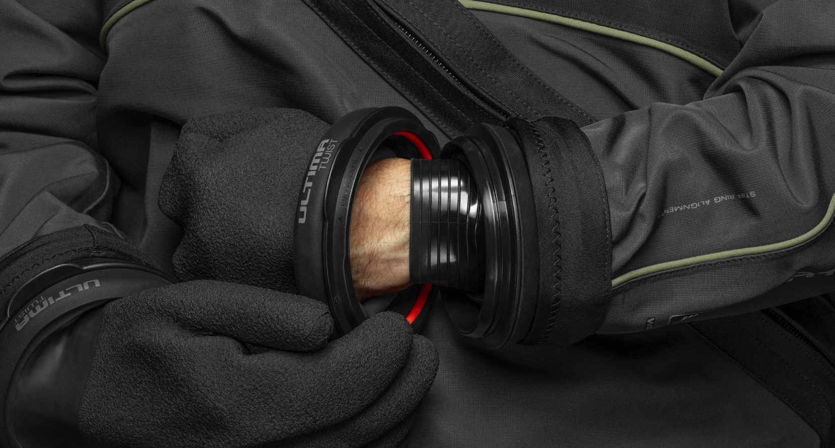 Ultima Twist Dry Glove System - Waterproof Diving Gloves for Cold Water Scuba & Commercial Diving - Perfect for Underwater Exploration & Professional Use
