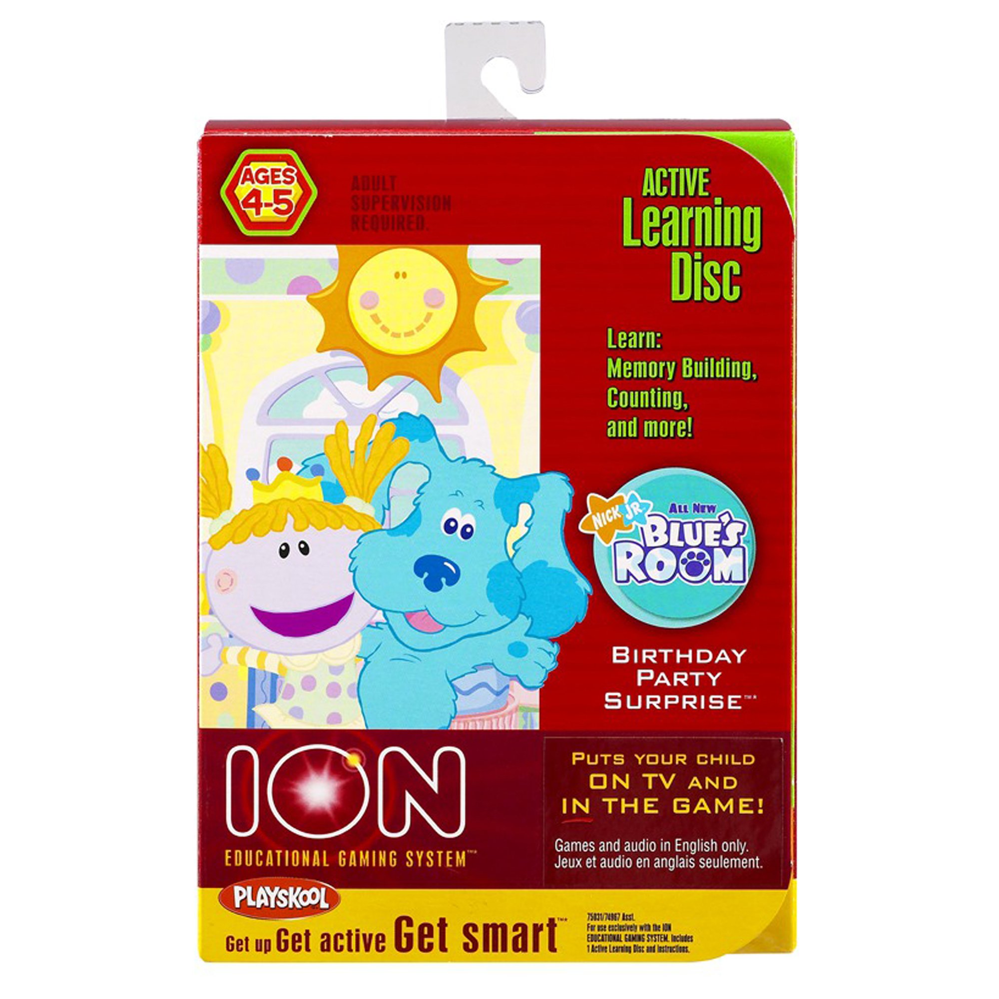 Blue's Room Birthday Party Surprise Active Learning Disc for Ion Educational Gaming System - Fun Kids Educational Game for Early Childhood Development & Interactive Playtime