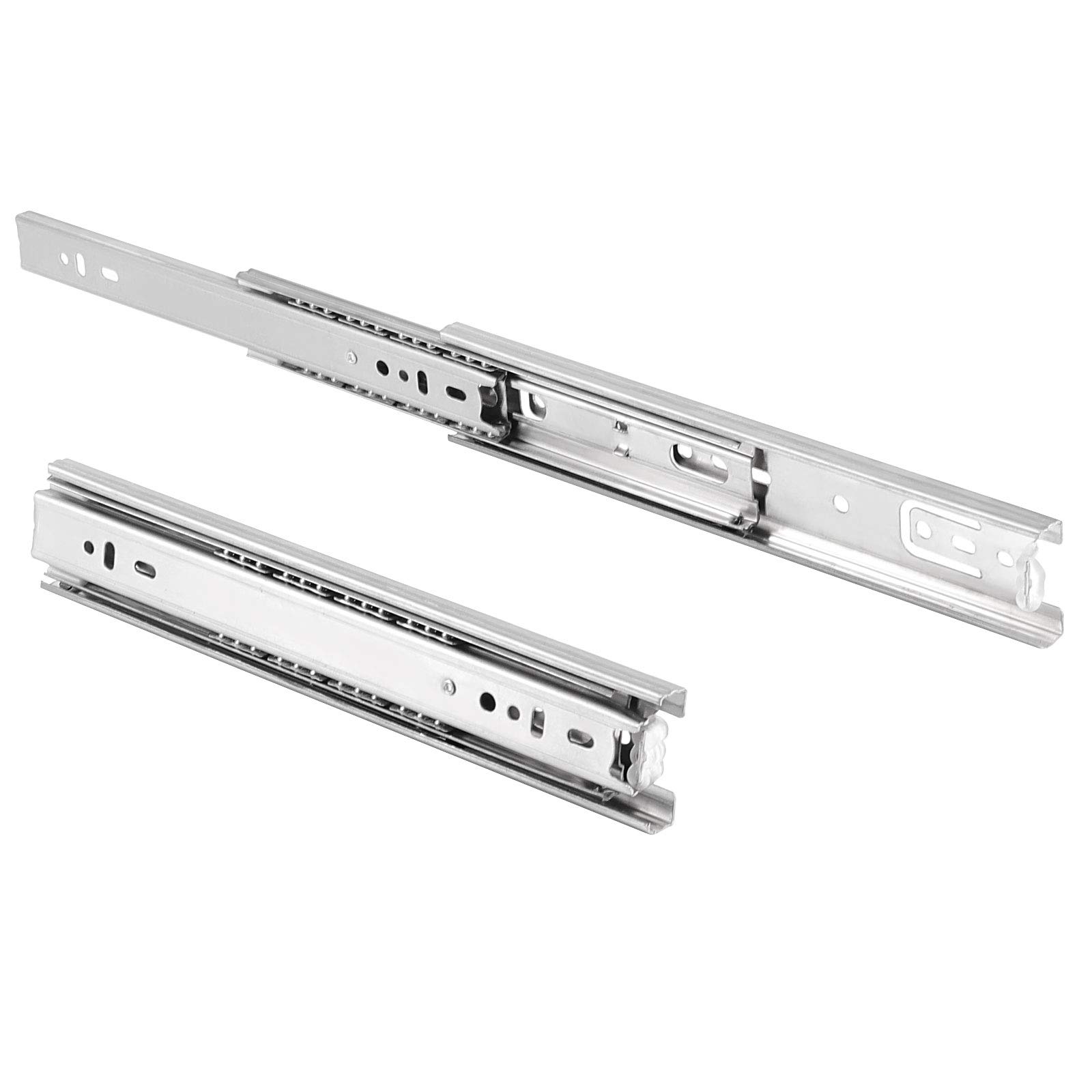 ZOENHOU 6-Pair 10-Inch Full Extension Ball Bearing Drawer Slides - Self-Closing Metal Cabinet Slides with Screws for Smooth Quiet Operation | Perfect for Kitchen Cabinets, Office Furniture & Storage Organization