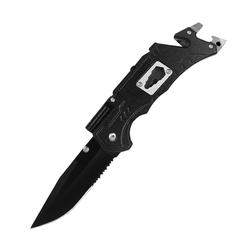 Official Limited Edition SUPCASE Pocket Knife - Premium Black EDC Folding Knife for Camping, Hiking & Everyday Carry (EDC)