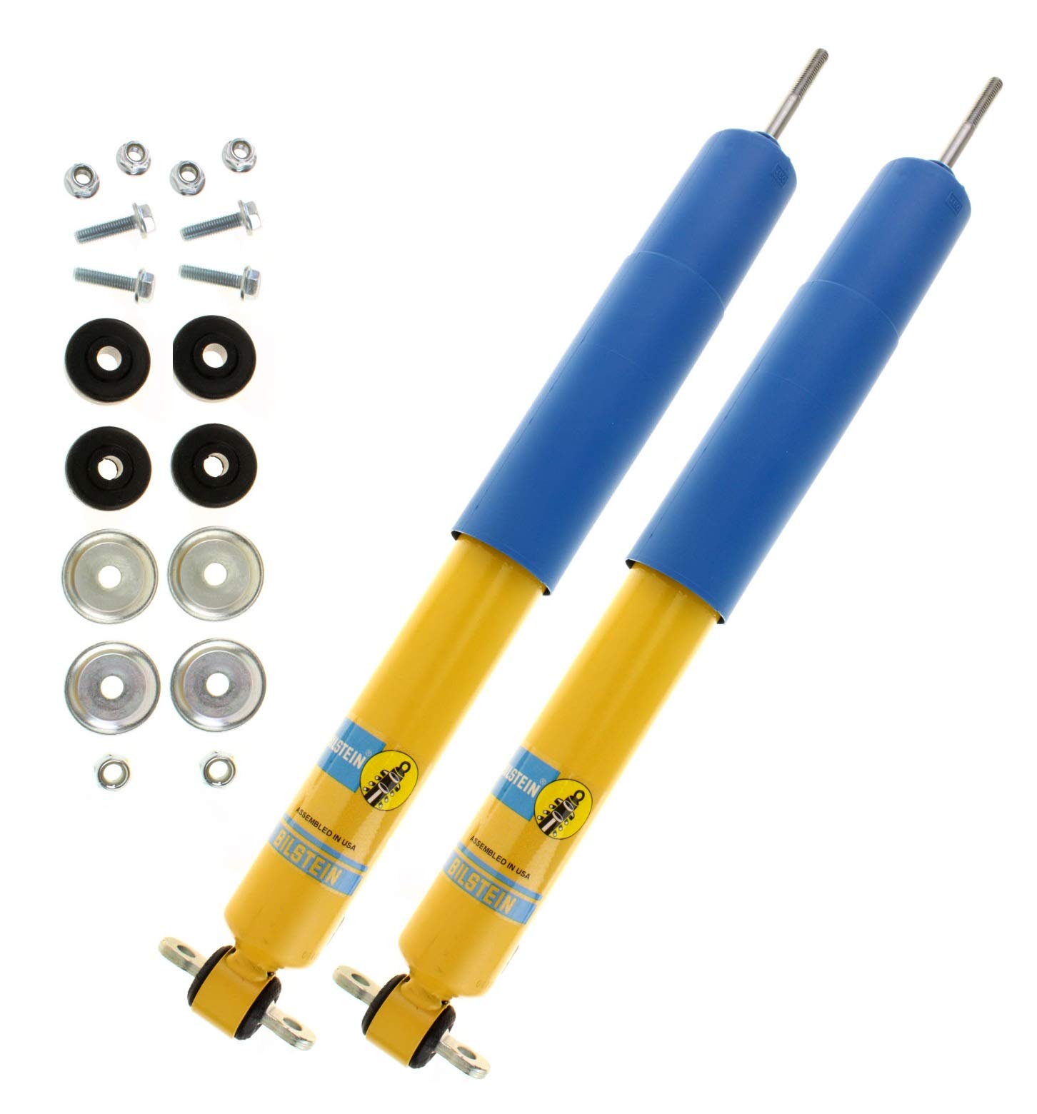 Bilstein B6 4600 Front Shock Absorber Pair Set for Jeep Grand Cherokee (2005-2023) - Heavy Duty Off-Road Performance & Smooth Ride - Perfect for Daily Driving, Towing & Adventure Trail Riding