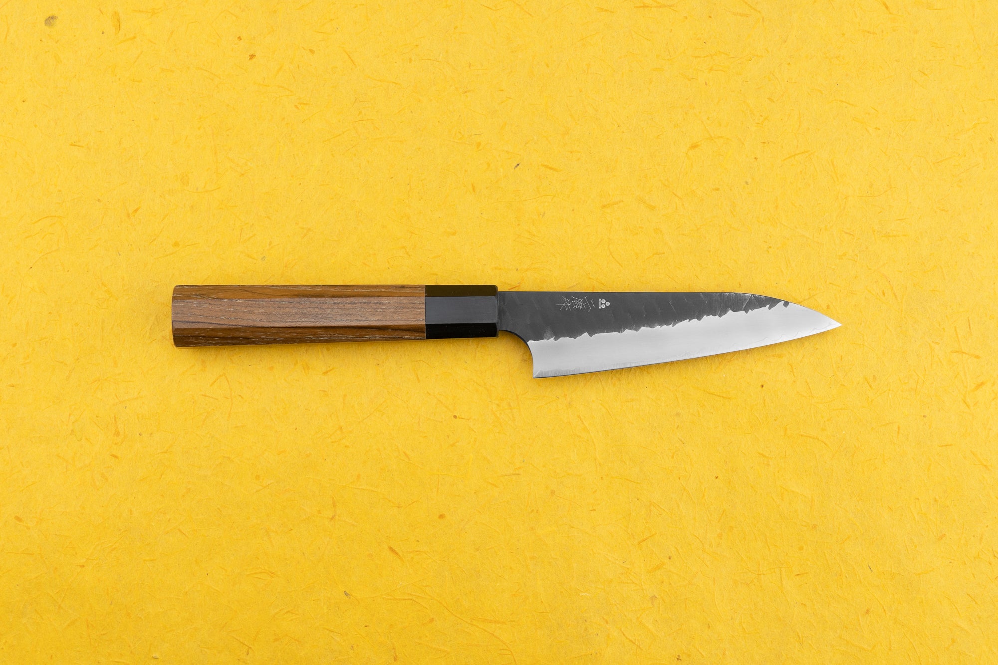 Premium Nigara SG2 Kurouchi Tsuchime Petty Knife 120mm - Japanese Stainless Steel Kitchen Knife for Slicing, Peeling & Precision Cutting - Perfect for Chefs & Home Cooking