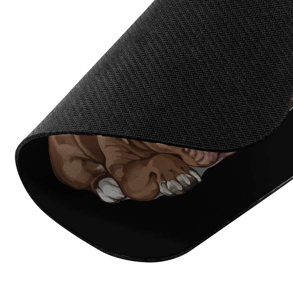 WIRESTER Non-Slip Rectangle Mouse Pad with American Pit Bull Terrier Design - Premium Desk Mat for Home Office, Gaming & Workstations | Perfect for PC, Laptop & Computer Use