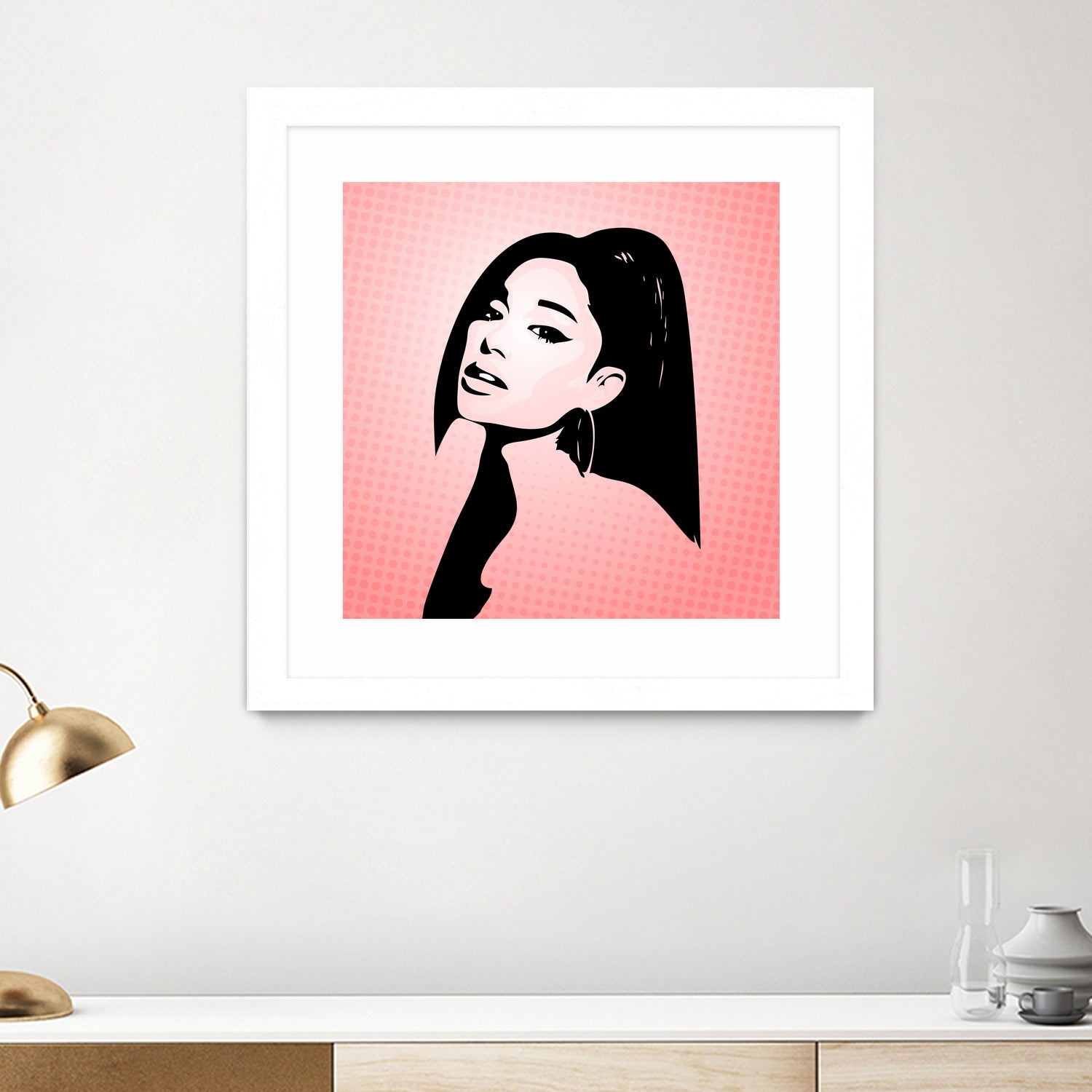 Ariana Grande Pop Art Poster - Vibrant Wall Decor for Bedroom, Living Room, or Office - Perfect Gift for Music Fans & Pop Culture Enthusiasts