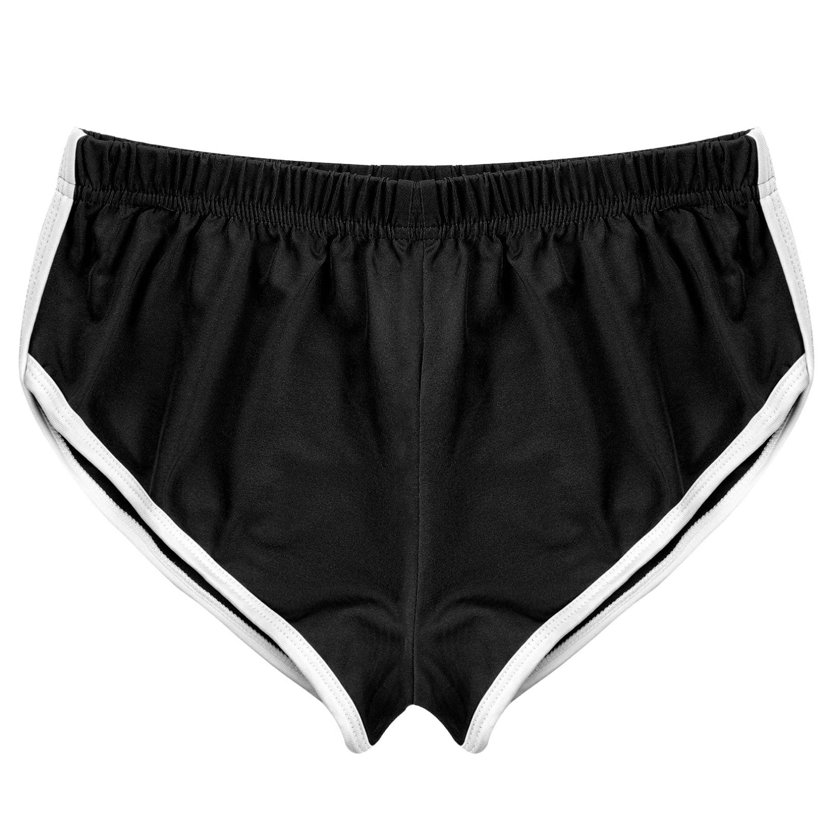 iiniim Women's Workout Shorts - High Waisted Yoga Running Gym Shorts with Pockets, Sexy Booty Lingerie Sleepwear for Fitness, Lounge & Nightwear