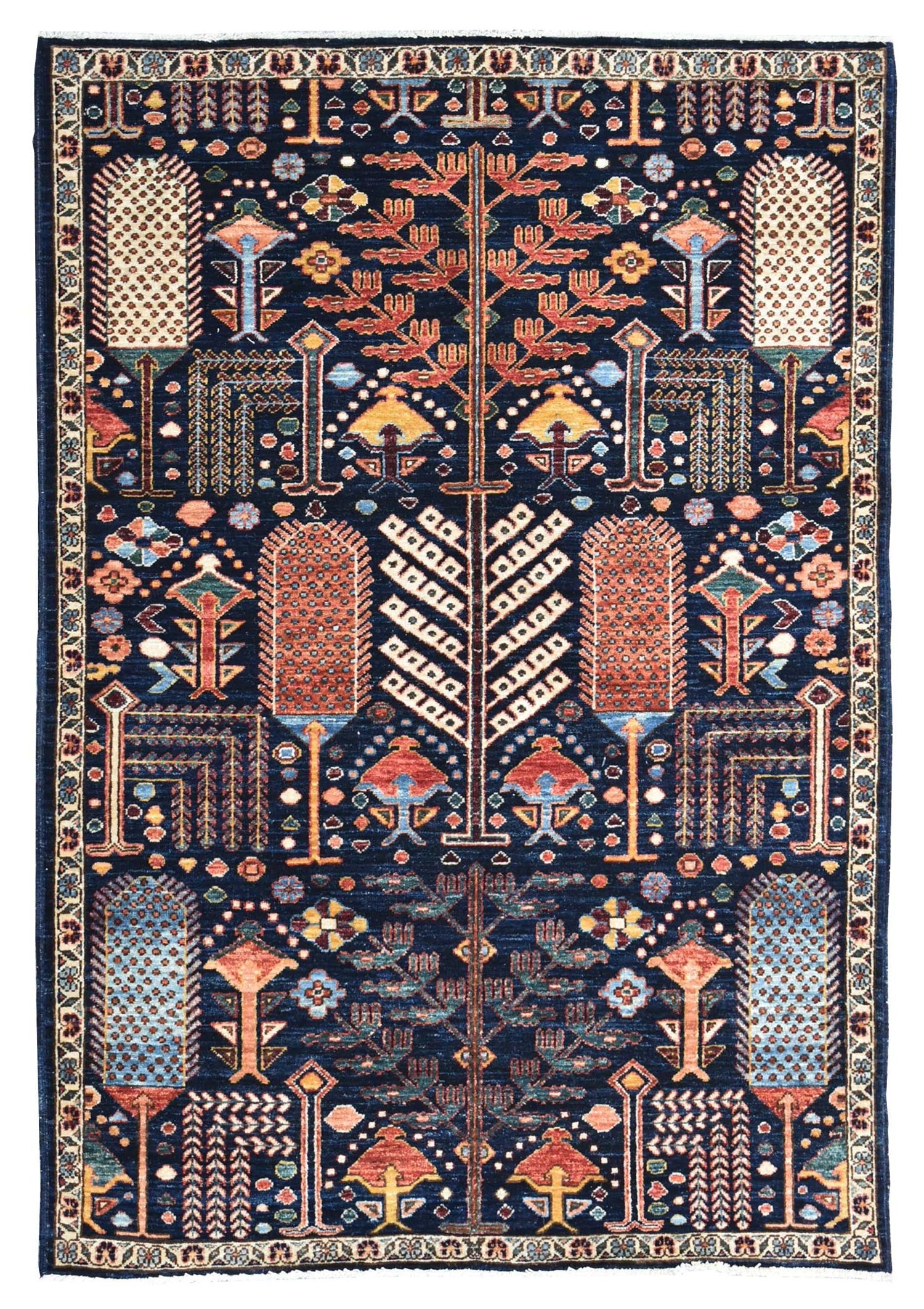 Handwoven Bakshaish Willow Tribal Rug - Authentic Persian Design, J72800 - Perfect for Boho Living Room, Bedroom & Home Decor