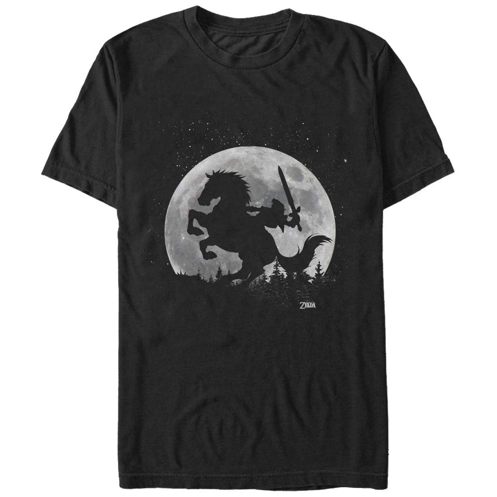 Legend of Zelda Moon T-Shirt for Men - Official Nintendo Licensed Graphic Tee - Perfect for Gaming, Cosplay & Everyday Wear