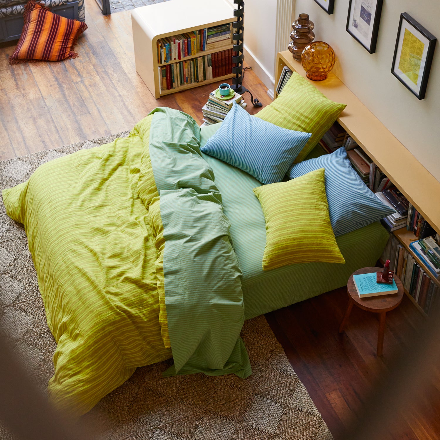 Premium Cordell Cotton Sheets - Soft & Breathable Emerald Green Bedding Set for Ultimate Comfort | Perfect for Master Bedroom, Guest Room & Dormitory