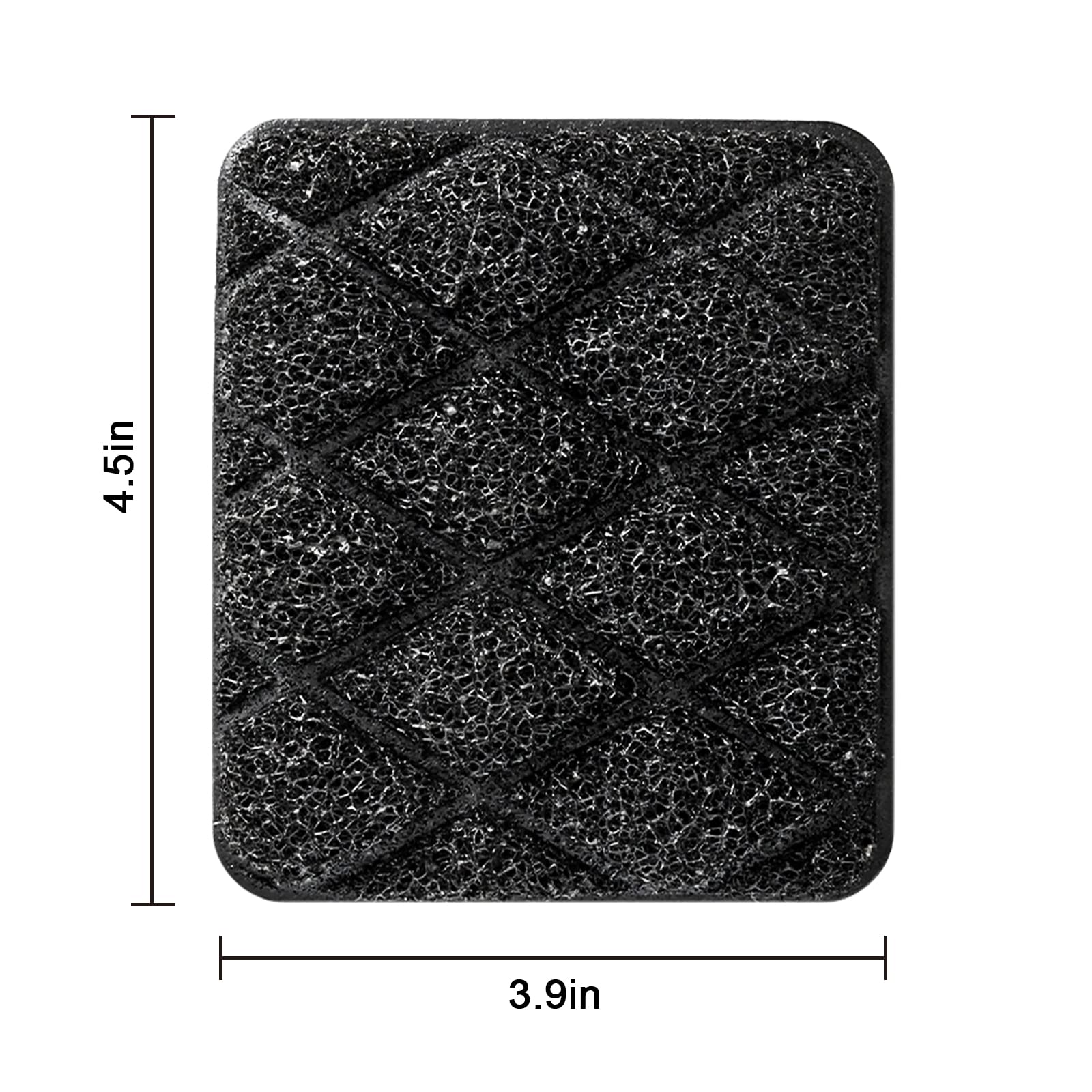 Belhope Premium Black Kitchen Sponges - 4 Pack Heavy Duty Dish Sponges with Scrubbers for Washing Dishes, Pots & Pans | Durable Cleaning Sponges for Kitchen, Sink & Household Cleaning