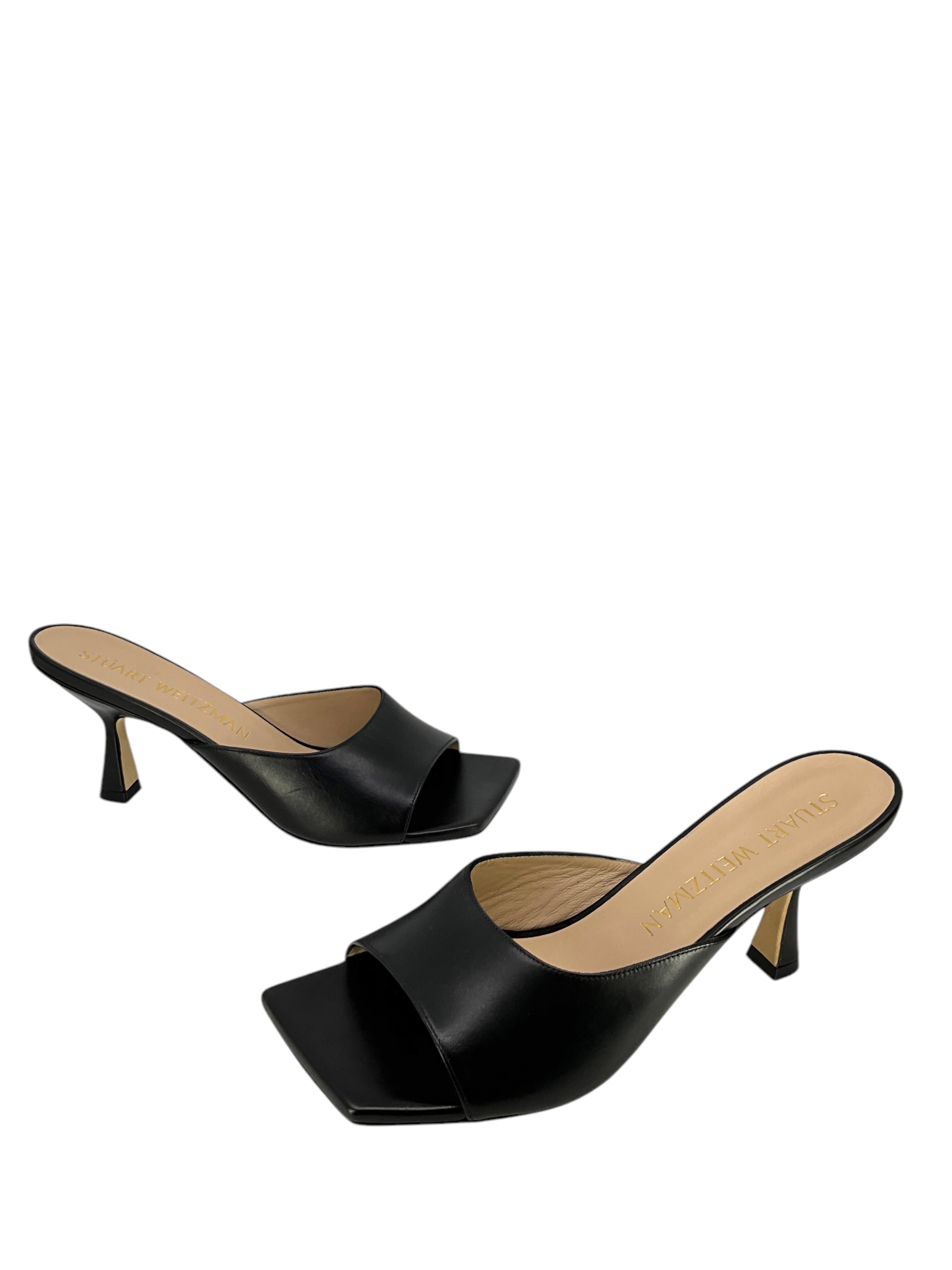 Stuart Weitzman Tia 75mm Slide Sandals for Women | Size 10.5 | Comfortable Summer Casual & Beach Wear | Perfect for Vacation, Poolside, and Everyday Outfits