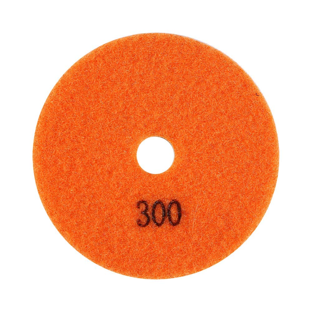 4 Inch Diamond Polishing Pads - Wet/Dry Granite, Concrete, Marble Floor Polishing Kit - Compatible with Grinders & Polishers - Perfect for Countertop Refinishing & Floor Restoration