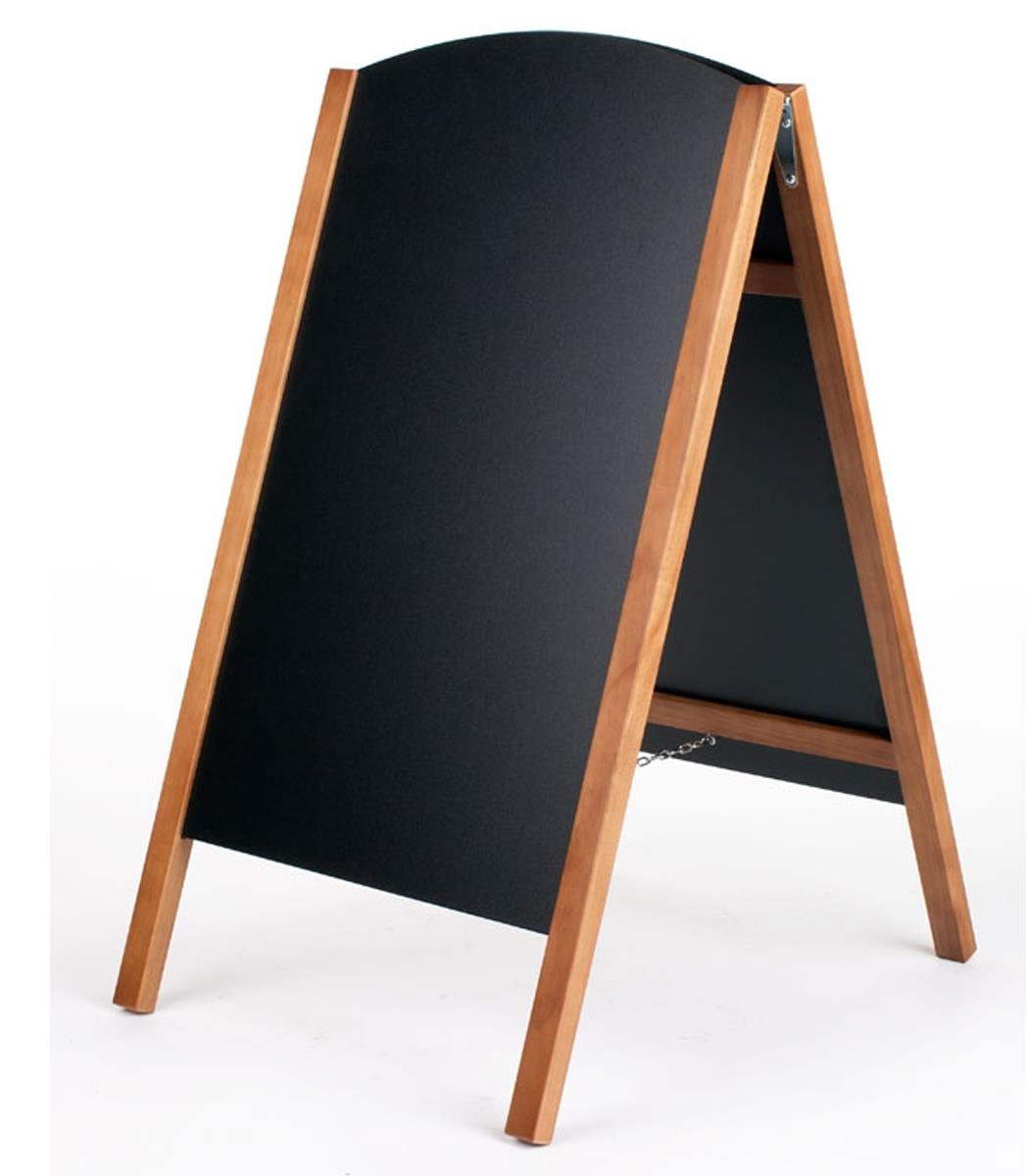 Wood A-Frame Chalkboard Sidewalk Sign - 21