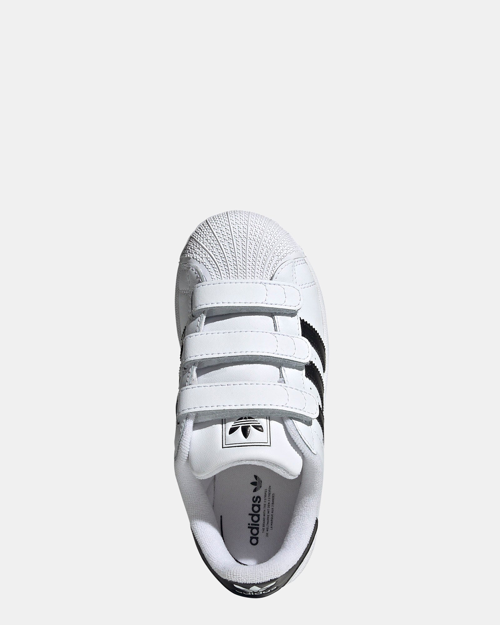 Adidas Superstar II Pre School Sneakers - White/Black/White Kids Shoes for School & Play | Comfortable & Durable Toddler Shoes for Everyday Wear