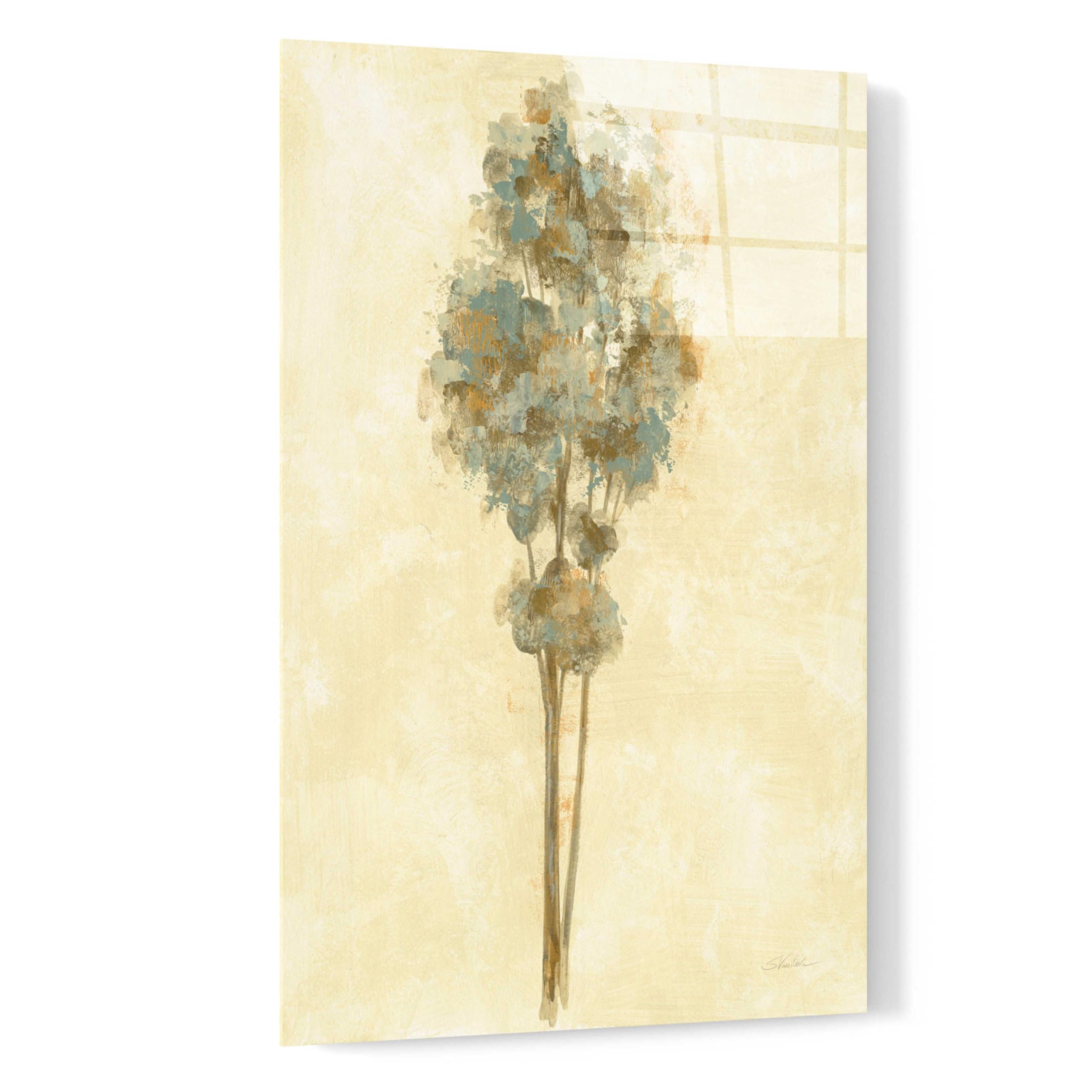 Ethereal Tree IV by Silvia Vassileva - 16x24 Inch Acrylic Glass Wall Art Painting, Modern Home Decor for Living Room, Bedroom & Office