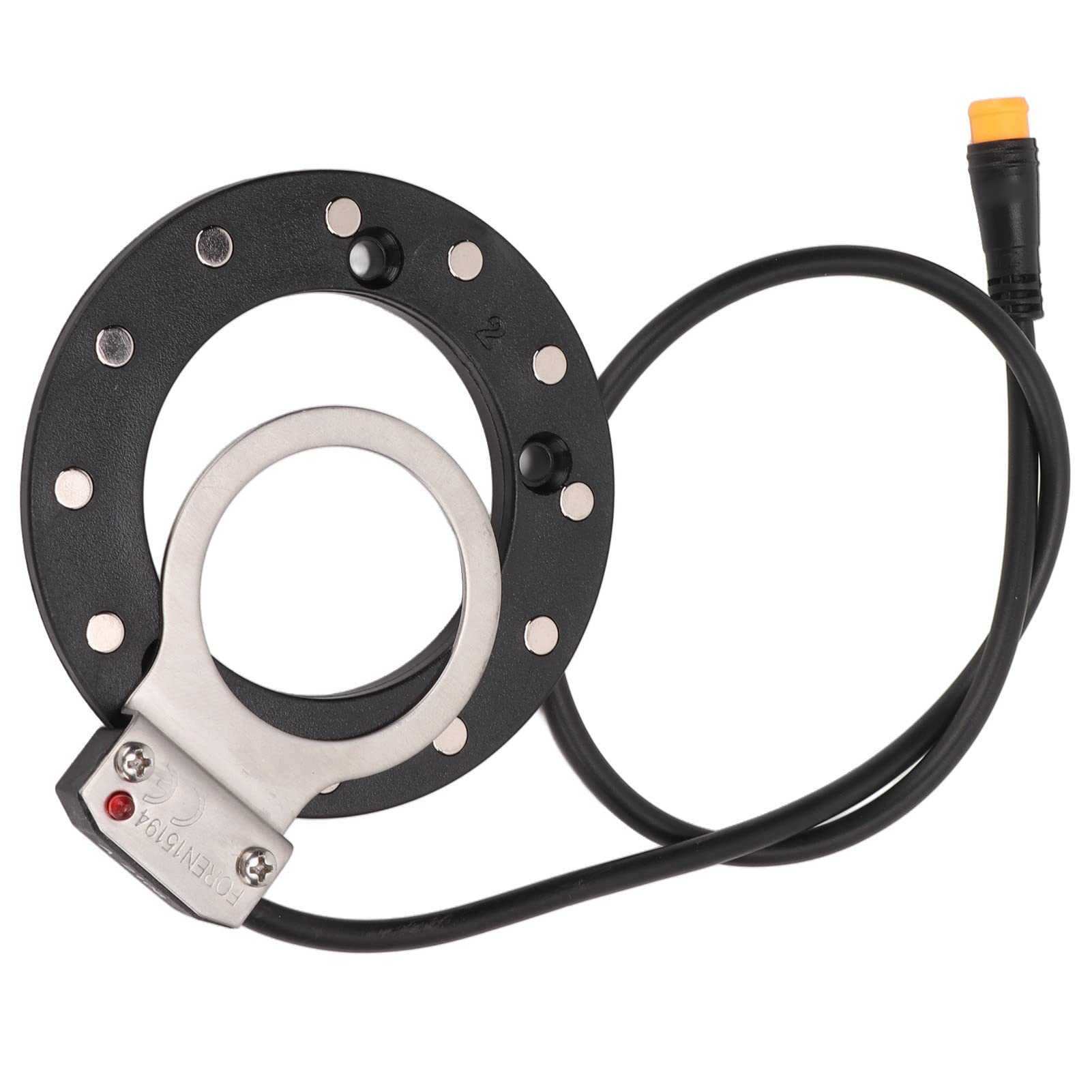 High Sensitivity 12-Magnet Right Dual Hall Sensor Electric Bike Pedal Assist Sensor - Big Hole Design for E-Bike Conversion Kits (Perfect for DIY Electric Bicycle Upgrades & Commuting)