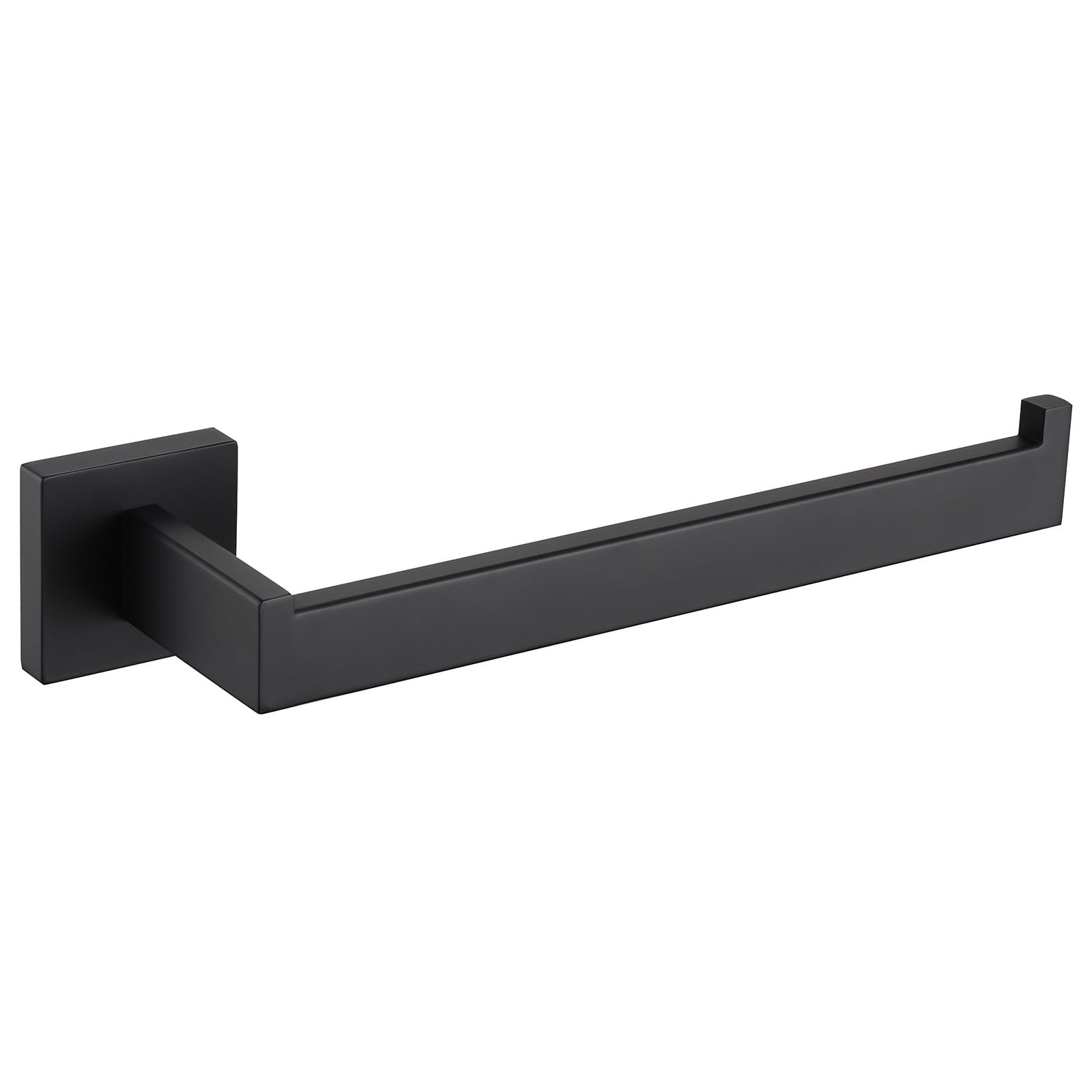 Stainless Steel Towel Holder for Bathroom & Kitchen - 10.24 Inch Matte Black Wall Mounted Hand Towel Rack - Durable SUS 304 Steel - Perfect for Modern Homes, Apartments & Hotels