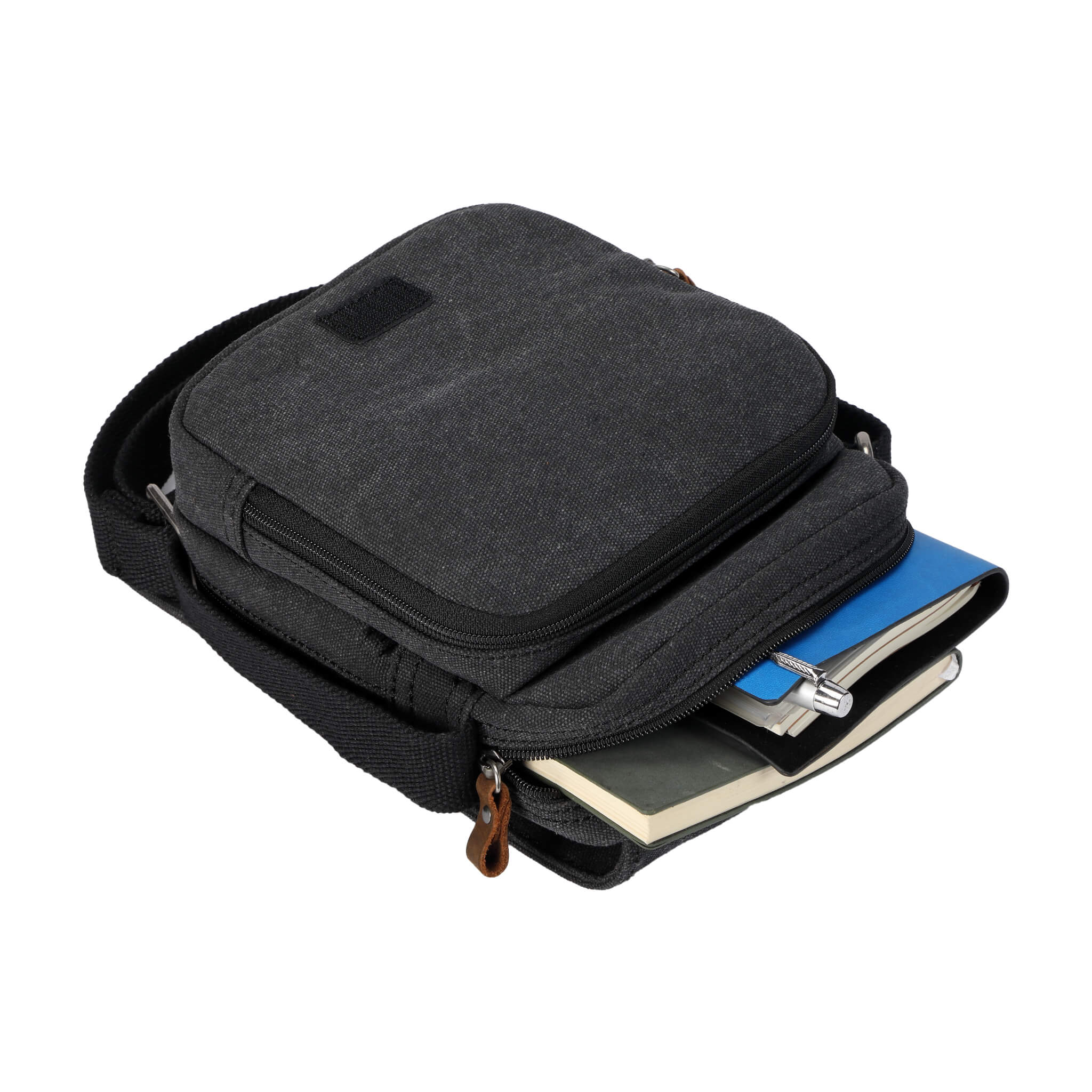 Troop London Classic Canvas Crossbody Bag for Men & Women - Stylish & Durable Messenger Bag for Travel, Work & Everyday Use