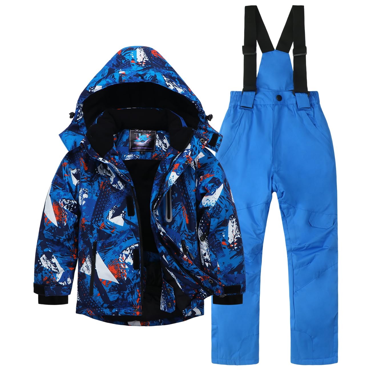 Kids Waterproof Ski Jacket & Pants Set - Winter Snowboarding Snowsuit for Boys & Girls - Perfect for Skiing, Snowboarding & Outdoor Winter Activities
