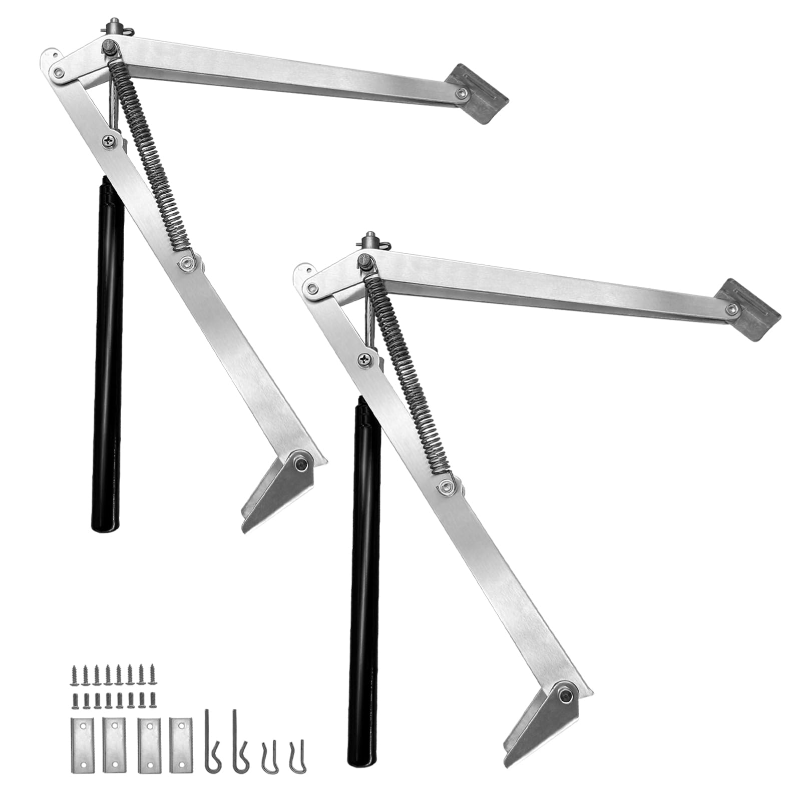 2 Pack Automatic Greenhouse Window Opener Kit - Solar Heat Sensitive Roof Vent Opener with Dual Spring, Lifts Up to 15lbs for Optimal Ventilation | Perfect for Greenhouses, Sheds & Garden Ventilation Systems