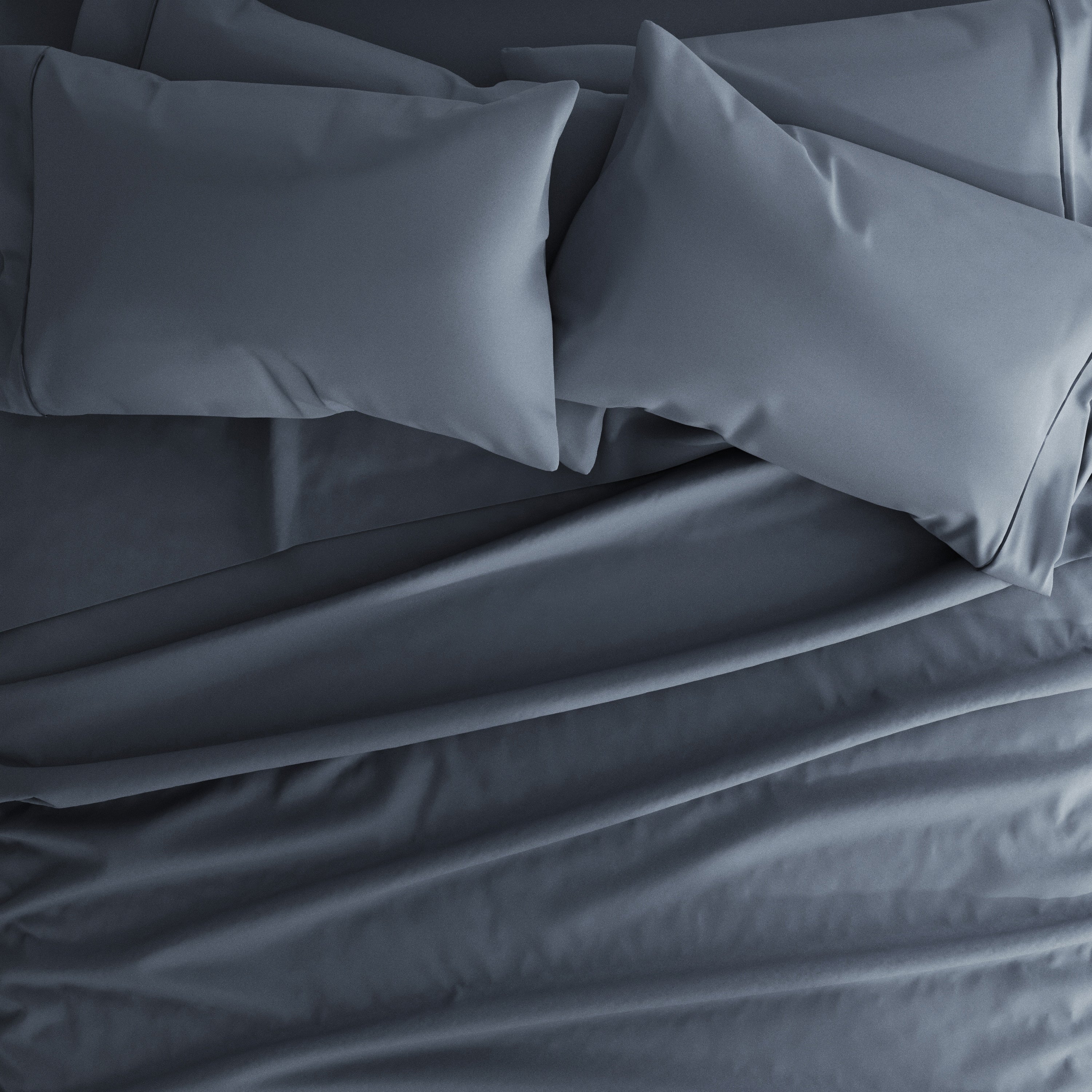 6-Piece Luxury Cotton Bed Sheet Set - Soft & Breathable for Ultimate Comfort - Perfect for Master Bedroom, Guest Room, or Dormitory Use